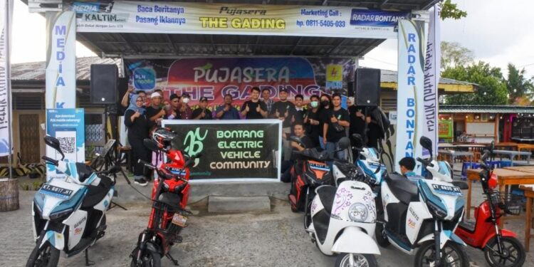 Resmikan Komunitas B_Rich, UP3 PLN Bontang : Langkah Awal Kenalkan  Kendaraan   Listrik  ke  Warga