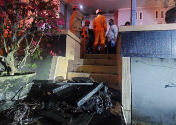 Diduga Korsleting Listrik, Rumah di HOP II Nyaris  Terbakar