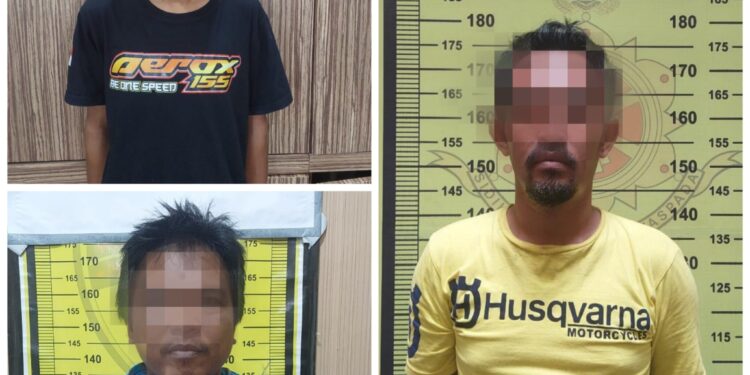 Diduga Curi  Crane Senilai Rp 200 Juta, Tiga Pria Diamankan Polres Bontang