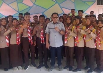 Buka Orientasi Cross Country Perkemahan Pengenalan Saka Wira Kartika ke V 2023 di Kutim, Agus Aras Berpesan Anak Muda Mesti Siap Hadapi Tantangan di Masa Depan