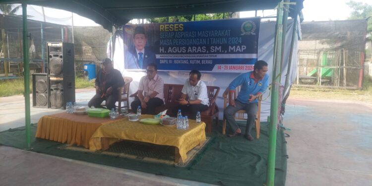 Gelar Reses Masa Sidang Pertama, Agus Aras Serap Aspirasi Warga Berebas Tengah