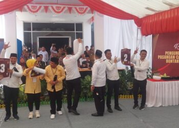 Pengundian Nomor Urut Paslon Wali Kota Bontang 2024 Resmi Digelar