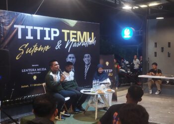 Titip Temu Lentera Muda Nusantara,  Sutomo Jabir-Nasrullah  Serukan Semangat Pemuda untuk Maju Sebagai Pemimpin