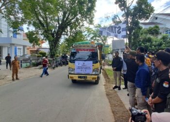 Pendistribusian Logistik Pilkada 2024 di Wilayah Pesisir Kota Bontang Dilakukan Sesuai Kondisi Air Pasang