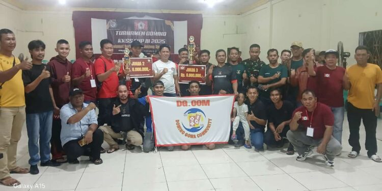 Domino Gowa Community (DG.COM) Sabet Juara 2 dan Juara 3 di Turnamen KKSS CUP III Bontang