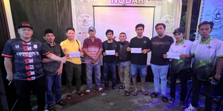 Pertandingan Persahabatan Gardu Mawar  Commnunity dan Domino Gowa Community (DG COM): Menjalin Persaudaraan dan Mengasah Kemampuan Atlet Domino di Bontang
