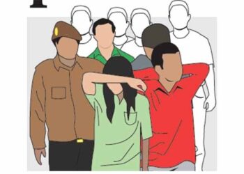 Diduga, Oknum Asn Bontang  Selingkuh dengan Istri Orang, Pelaku Digrebek dan  Digiring ke Kantor Polisi