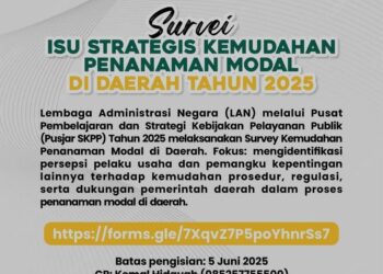 LAN RI Gelar Survei Kemudahan Investasi, DPMPTSP Bontang Ajak Pelaku Usaha Ikut Berpartisipasi