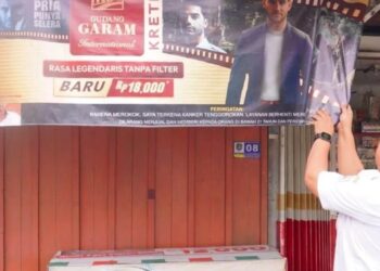 Pemkot Bontang Tertibkan Ratusan Reklame Rokok Demi Jaga Predikat Kota Layak Anak