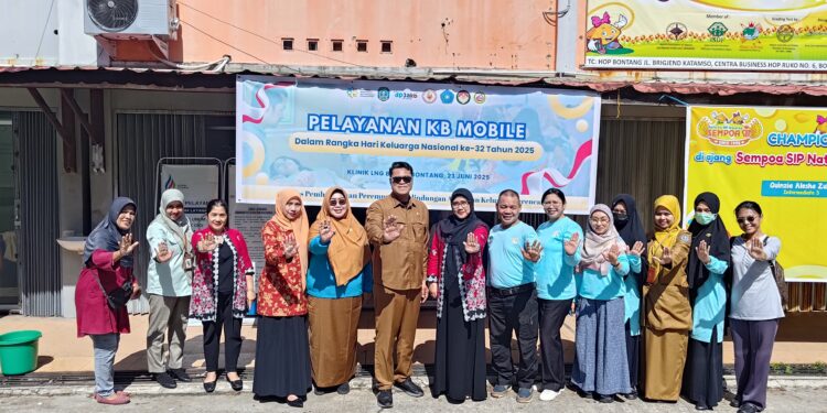 DWP DPM-PTSP Bontang Dukung Langsung Pelayanan KB Mobile