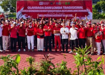 Semarak HUT RI ke-80, Polres Bontang Gelar Berbagai Lomba Tradisional