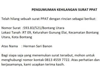 PENGUMUMAN