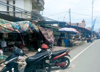 Penertiban PKL di Pasar Taman Rawan Indah Bontang Hanya Bertahan Sehari