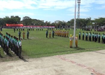 Pemkot Bontang Gelar Gladi Bersih HUT ke-80 RI di Lapangan Bessai Berinta