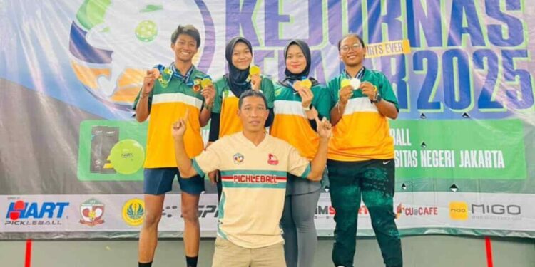 Atlet Pickleball Bontang Sabet Enam Medali di Kejurnas Pelajar 2025, Minim Fasilitas Tetap Berprestasi