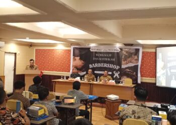 Dispopar Bontang Dorong Generasi Muda Raih Sertifikasi Profesi Barbershop
