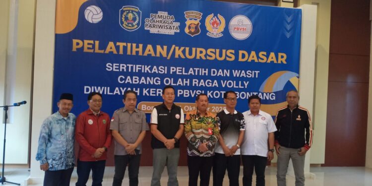 Dispopar-Ekraf Bontang Gelar Pelatihan Sertifikasi Pelatih dan Wasit Voli, Upaya Tingkatkan SDM Keolahragaan