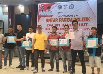 PSI Menang, Turnamen Domino Antar Partai Politik di Bontang Resmi Ditutup