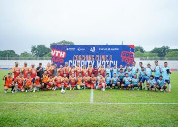 Semangat HUT Ke-48, Pupuk Kaltim Gelar Coaching Clining dan Charity Match Bersama Borneo FC