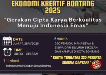 Dispopar Bontang Gelar Seminar Ekraf 2025, Buka 320 Slot untuk Pelajar dan Mahasiswa