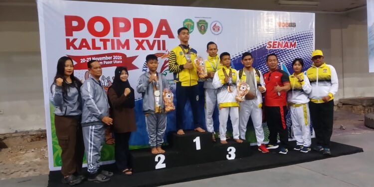 Senam Sumbang Lima Emas, Kontingen Bontang Perkasa di POPDA PPU 2025