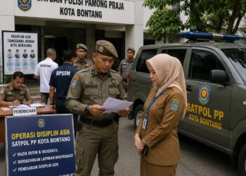 SPT Resmi Diterima, Satpol PP Bontang Perkuat Razia Disiplin ASN