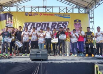 Semangat Bhayangkara, Sinergi Pemkot dan Polres Bontang Pererat Persatuan Lewat Fun Run